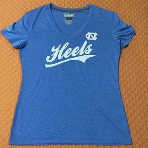 Ladies Tarheel V neck Drifit Size Large
